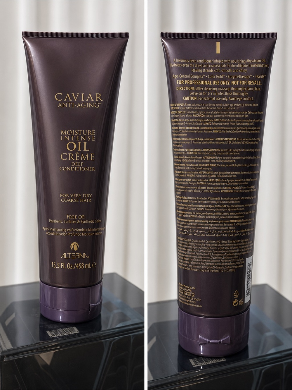 Alterna Caviar Anti-Aging Moisture Intense Oil Crème Deep Conditioner - Purple